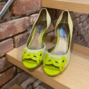 Miss sizty bright yellow/green neon heels